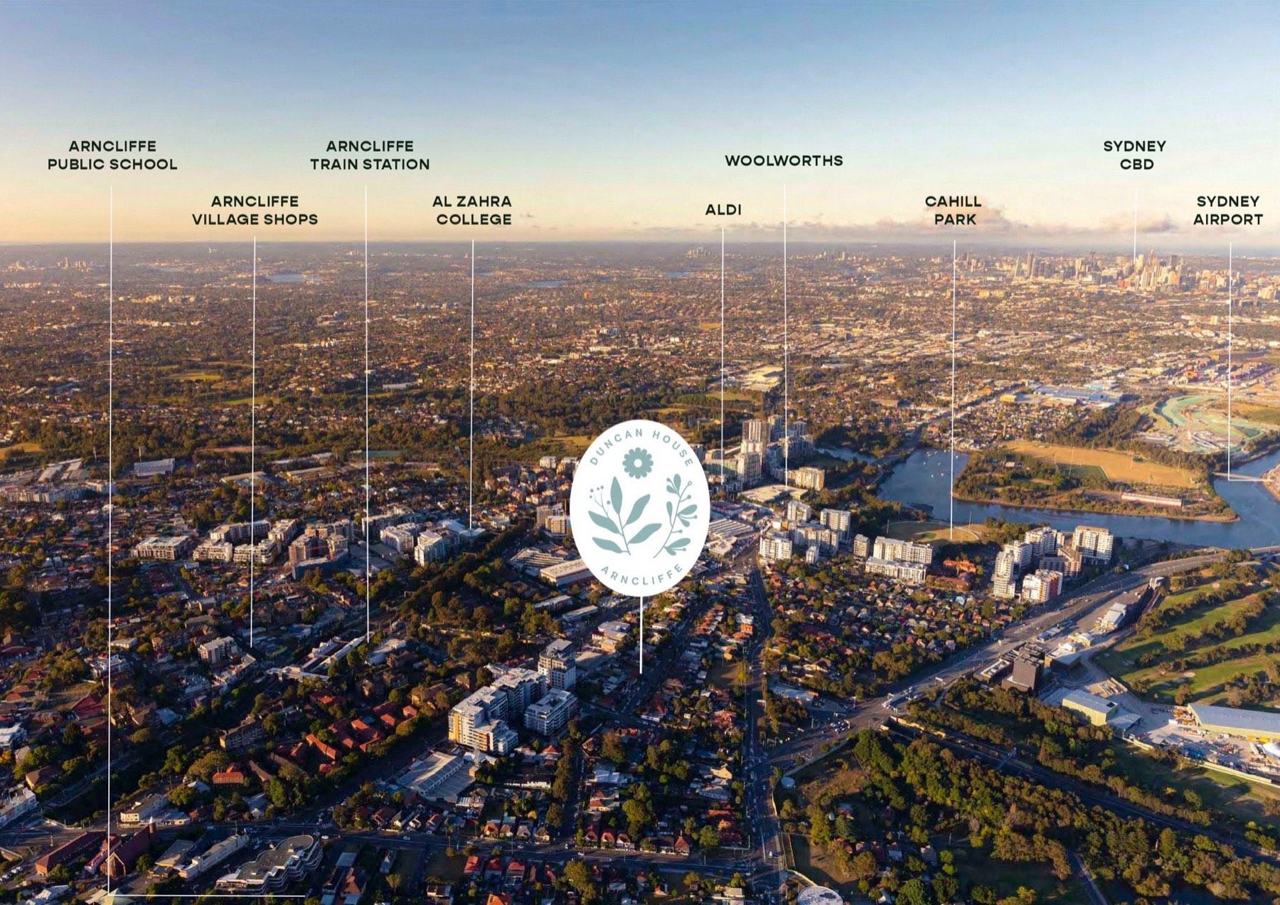 Duncan House location map — Arncliffe and surrounds